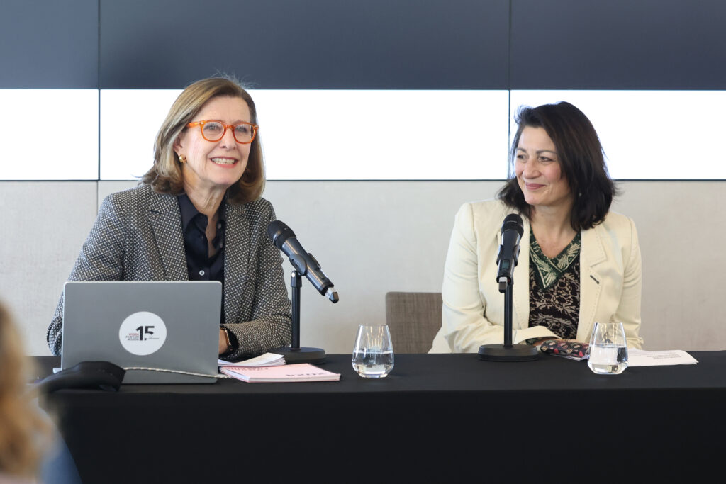 Geschäftsführerin der Vienna Film Commission Marijana Stoisits, KulturStRin Veronica Kaup-Hasler