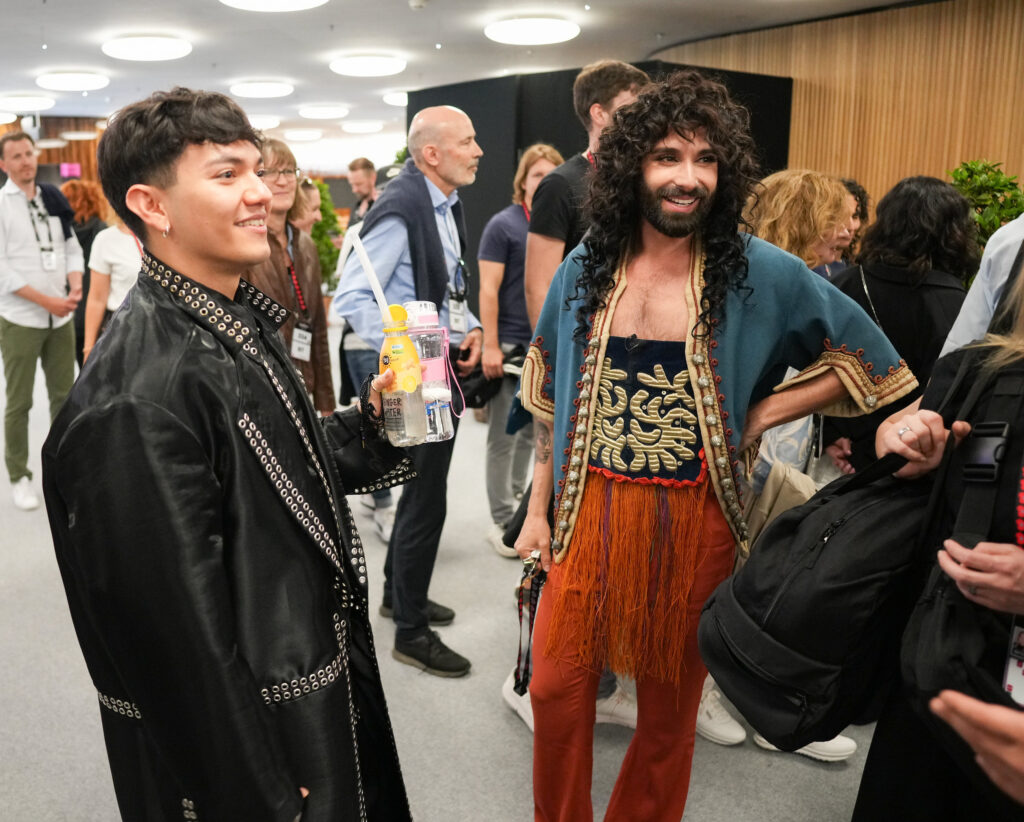 JJ mit Conchita Wurst